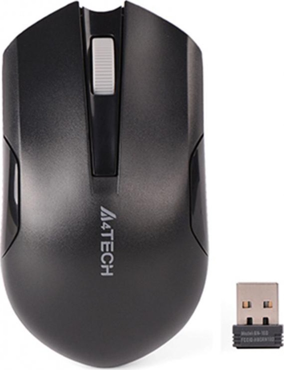 Изображение товара Мышь A4Tech V-Track G3-200NS черный оптическая (1200dpi) беспроводная USB (3but)