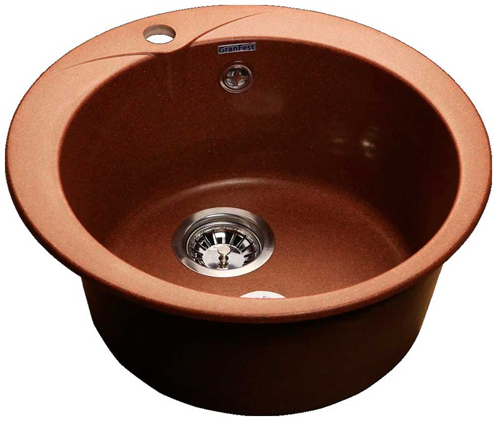 Изображение товара Кухонная мойка GranFest RONDO 480 - идеальный выбор для маленькой кухни