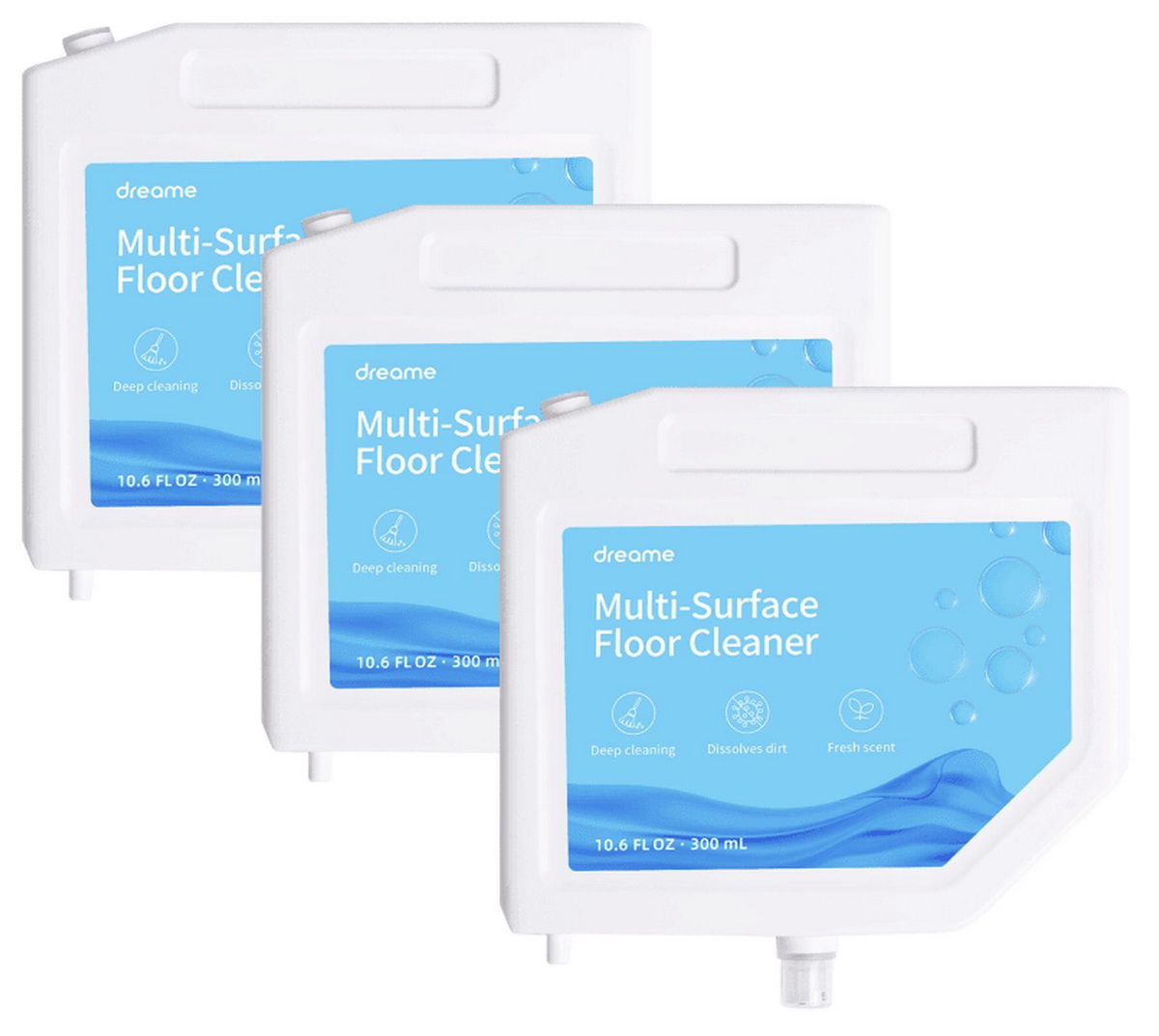 Изображение товара Моющее средство для робота-пылесоса Dreame L10S Ultra, 300 мл, 3 шт (AWH6, RMSFC6)