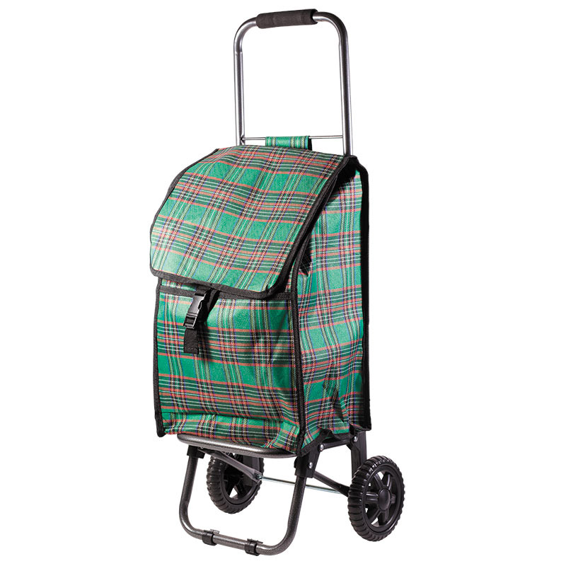 Изображение товара Сумка-тележка Рыжий кот D203 Клетка (093543)