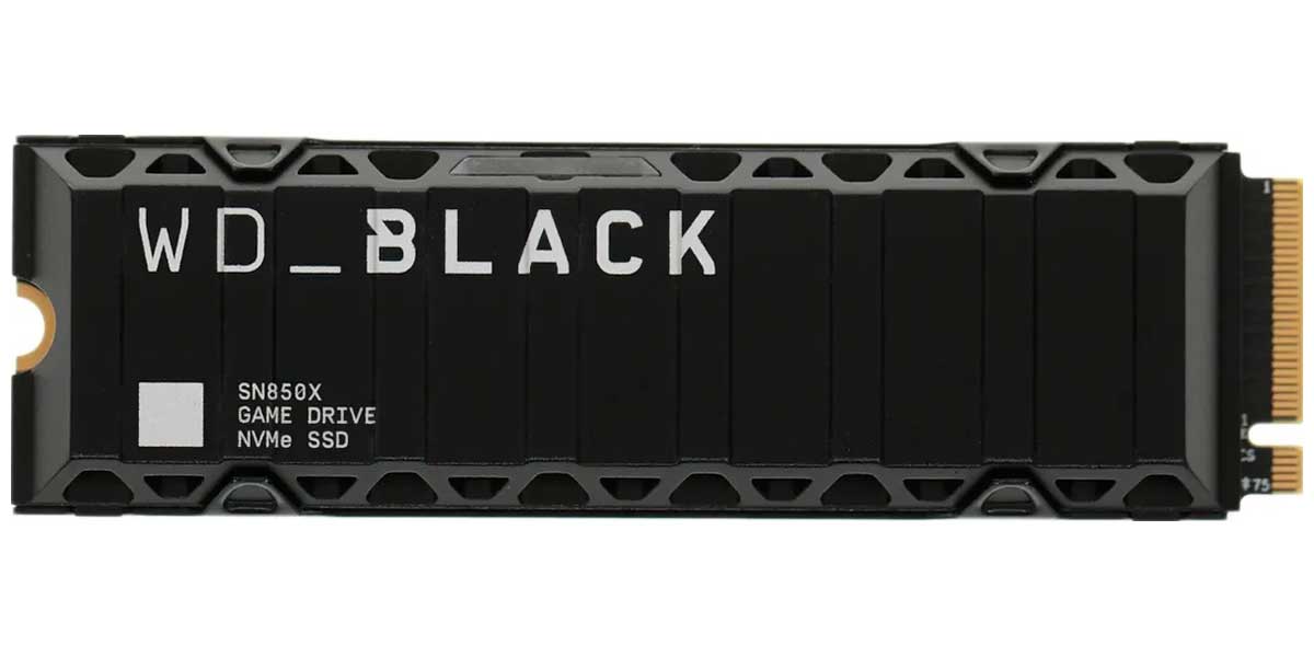 Изображение товара SSD накопитель Western Digital M.2 WD BLACK SN850X 1000 Гб PCIe 4.0 (WDS100T2XHE)