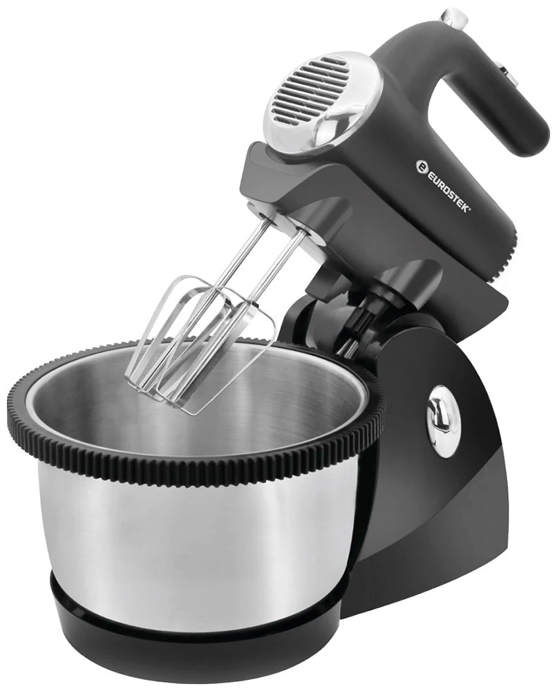 Изображение товара Миксер Eurostek EHM-365 с чашей 2.5 л, 5 скоростей, мощность 350 Вт