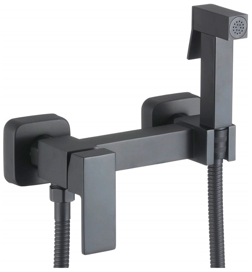 Изображение товара Гигиенический душ со смесителем D-Lin черный (D180201-A)