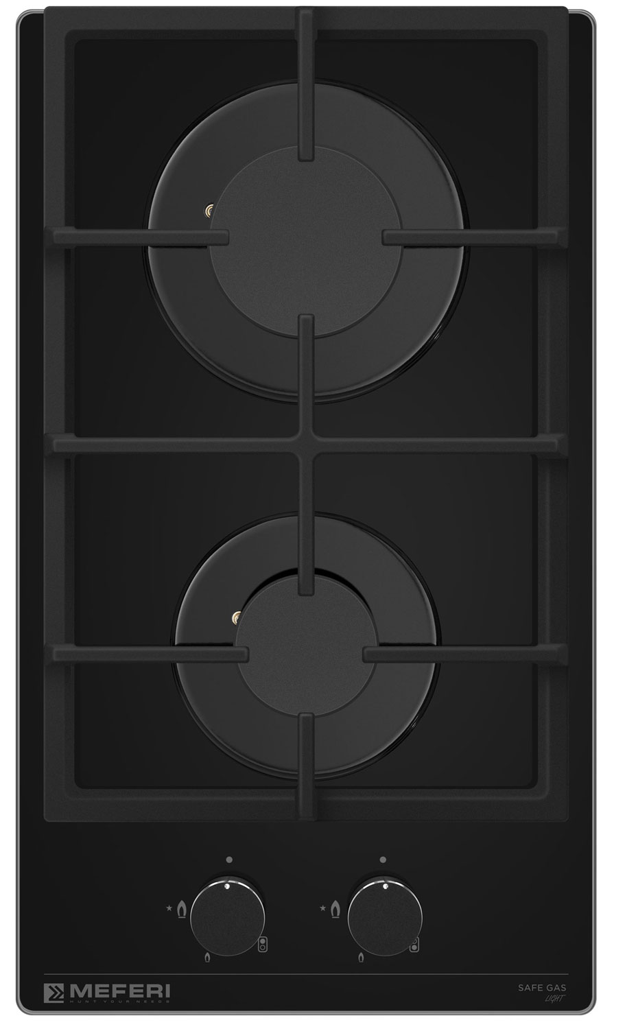

Газовая варочная панель Meferi MGH302BK GLASS LIGHT, Черный