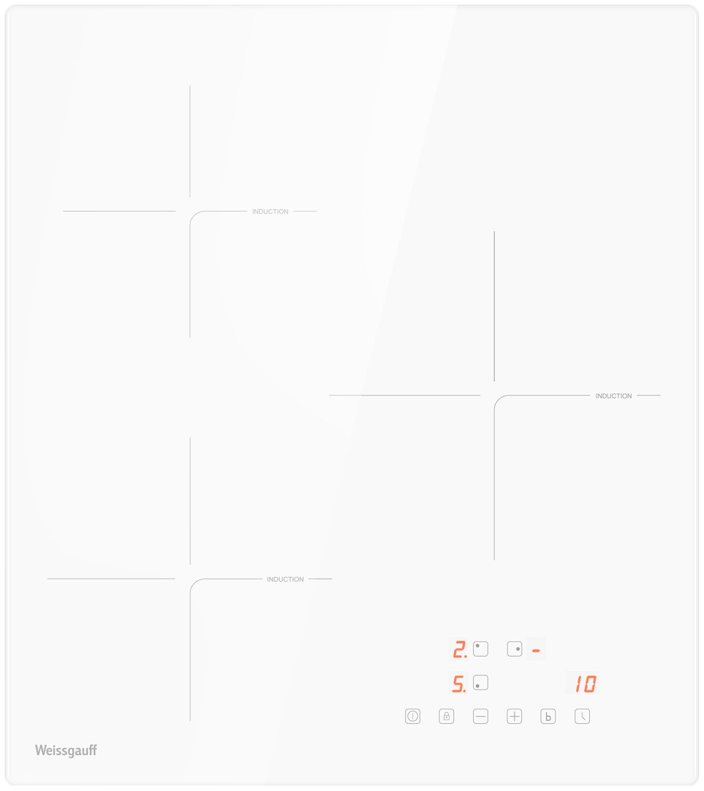 Изображение товара Электрическая варочная панель Weissgauff HI 430 WA Cross