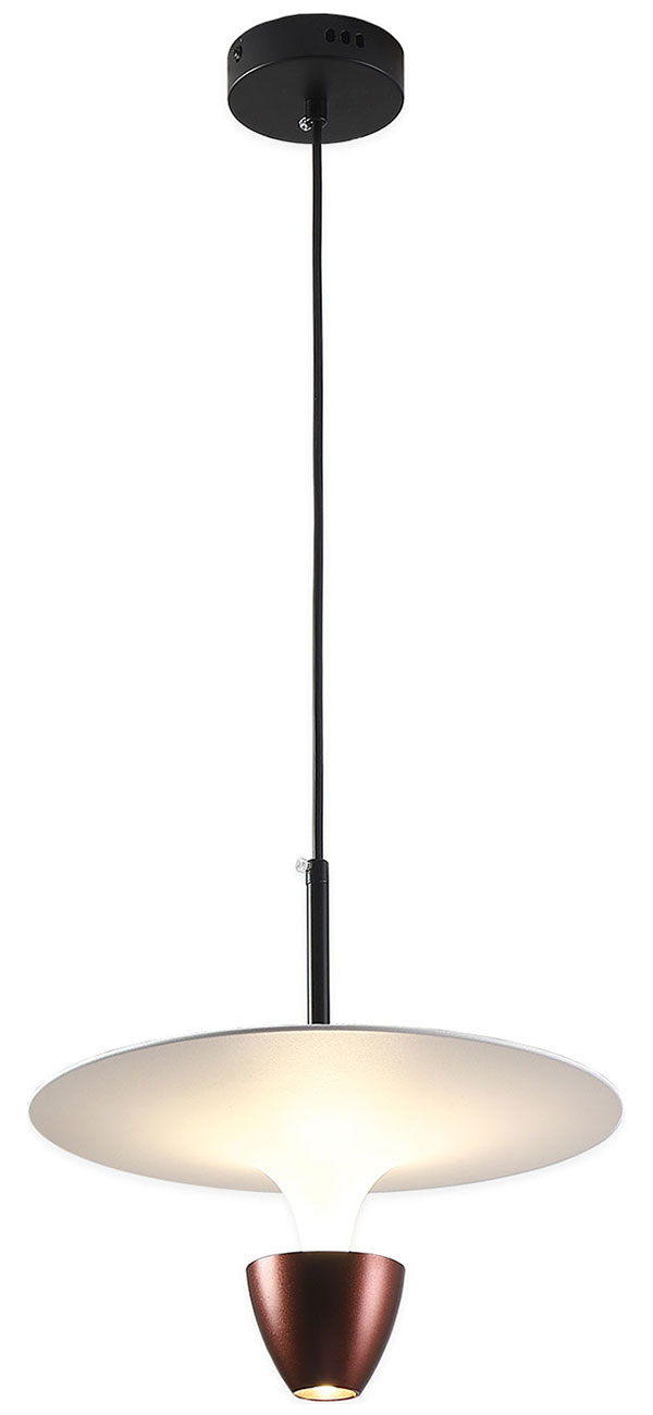 

Подвесной светодиодный светильник Lussole Loft Irvine, LSP-7082, Черный/белый/красный