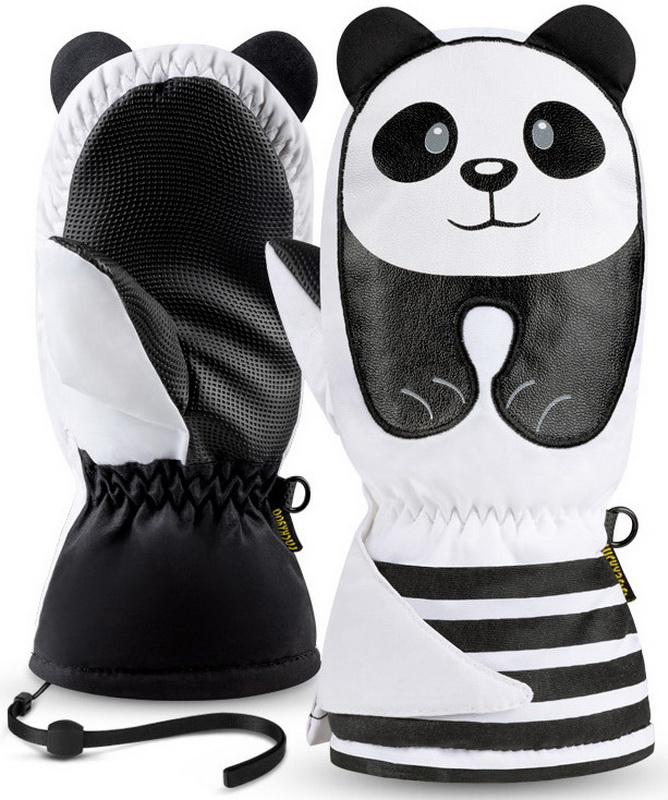 Изображение товара Детские варежки LuckyBoo PLAY черные, XS для зимних видов спорта