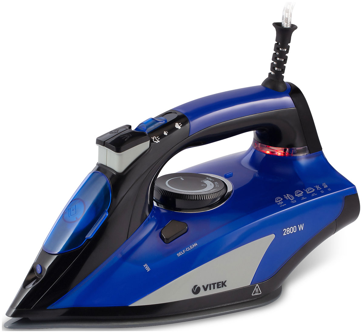 Изображение товара Утюг VITEK VT-1268 мощностью 2800 Вт с паровым ударом