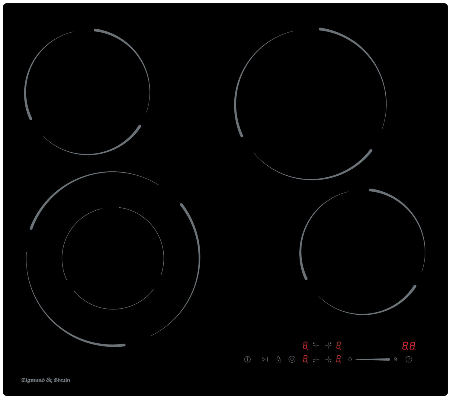 Изображение товара Электрическая варочная панель Zigmund & Shtain CN 50.6 B