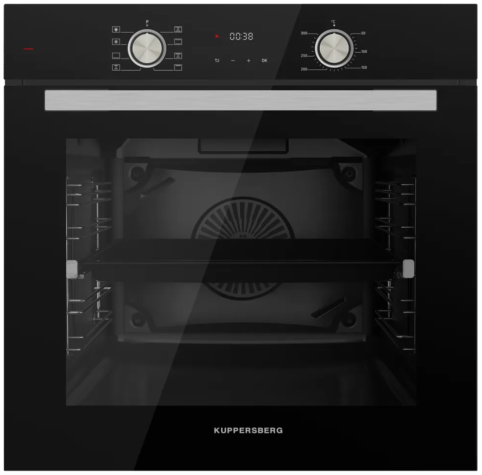 Изображение товара Электрический духовой шкаф Kuppersberg HO 608 B черный с паровой очисткой 80л