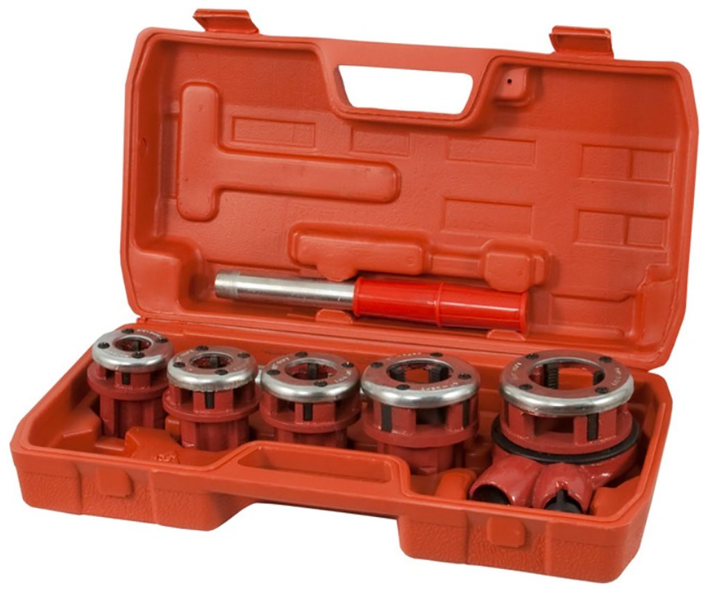 Изображение товара Клуппы трубные Fit набор 5 шт. (3/8"-1/2"-3/4"-1"-1 1/4") (70005)