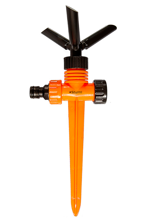 

Разбрызгиватель Sturm! ИМПУЛЬСНЫЙ (сплинклер), штуцер 1/2", пластик (3015-18-03)