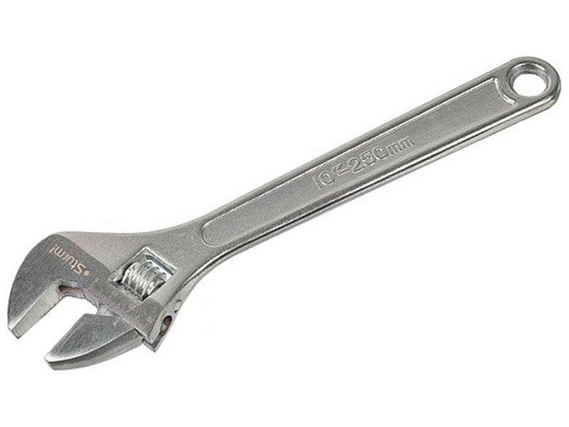 Изображение товара Разводной ключ Sturm! Промо, 250 мм, усиленный, металлическая рукоятка, подвес (1300103SP)