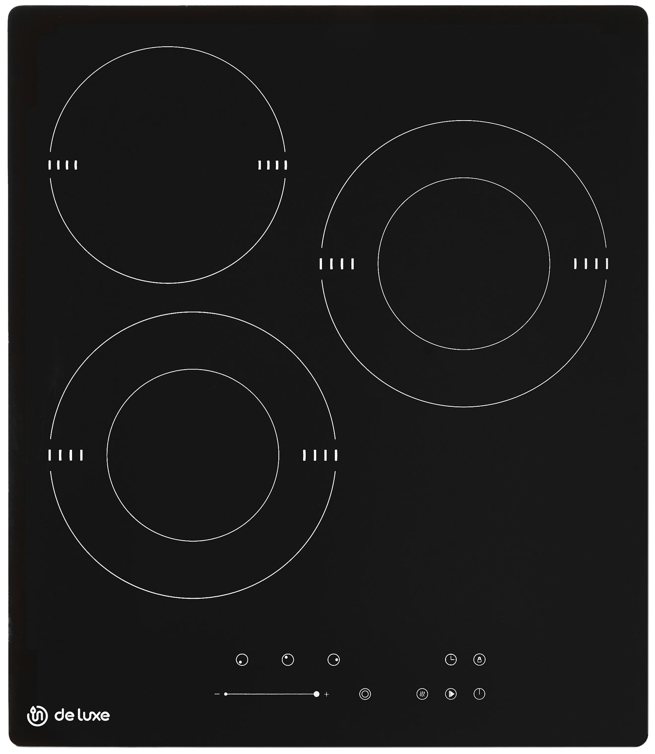 

Электрическая варочная панель De luxe VC5E348D-S07 (EVS4503.00), Черный