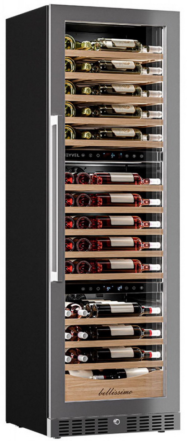 Изображение товара Встраиваемый винный шкаф Meyvel MV98-KST3 Slim 98 бутылок 3 зоны N/S