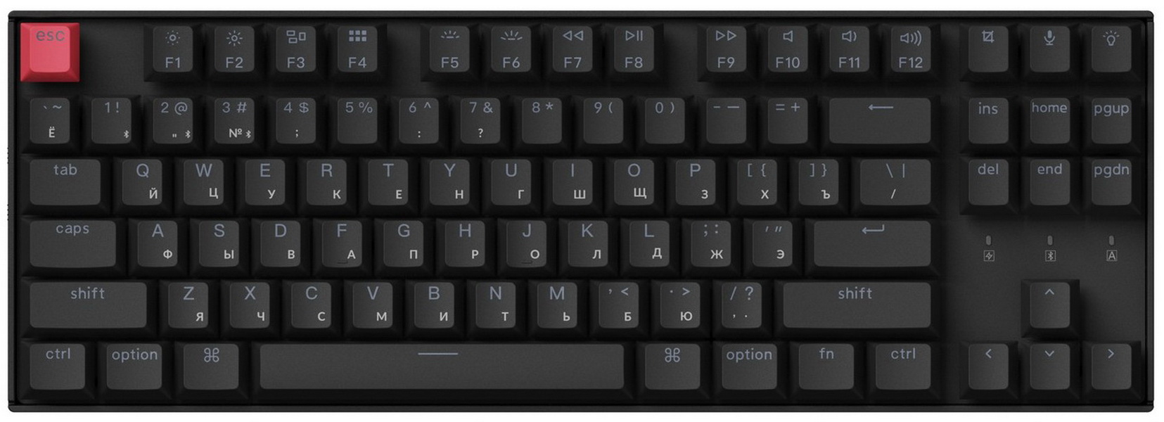 Изображение товара Беспроводная механическая клавиатура Keychron K8 (Version 2) с RGB подсветкой