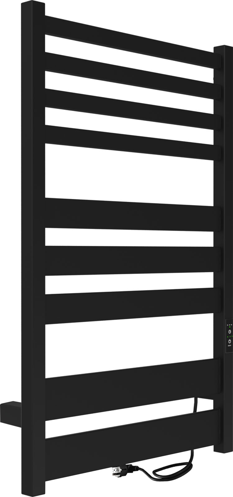 Изображение товара Электрический полотенцесушитель Indigo Atlas, без полки, черный муар (LСLATE80-50BRRt)