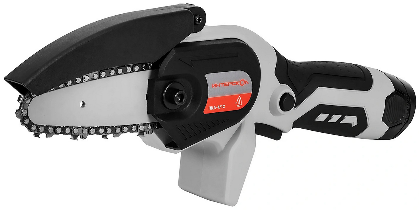 Изображение товара Аккумуляторная цепная пила Интерскол PCA-4/12 12 В компактная для садовых работ