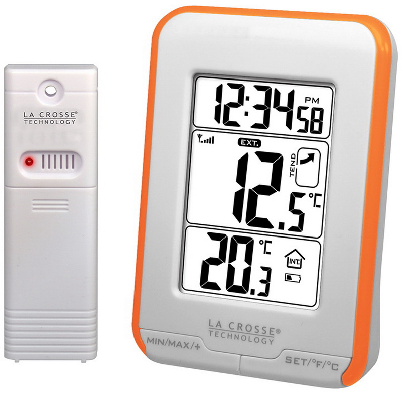 Изображение товара Термометр La Crosse WS6810 с наружным беспроводным датчиком и ЖК дисплеем