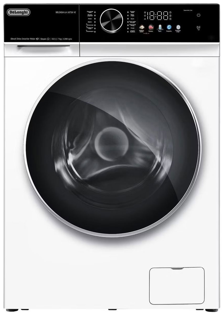 Изображение товара Стиральная машина с сушкой De'Longhi BELINDA LA 10726 VI 10. 5 кг 7 кг