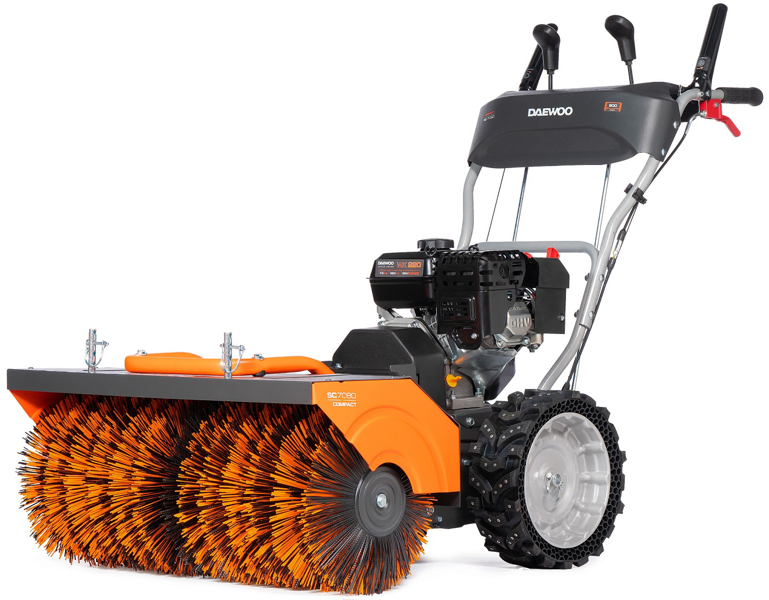 Изображение товара Подметальная машина Daewoo SC 7080 мощный бензиновый снегоуборщик для зимней уборки