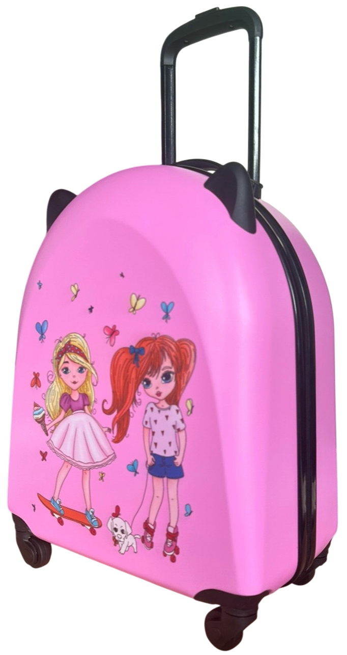 Изображение товара Детский чемодан LATS S, розовый, с ушками, арт. 738