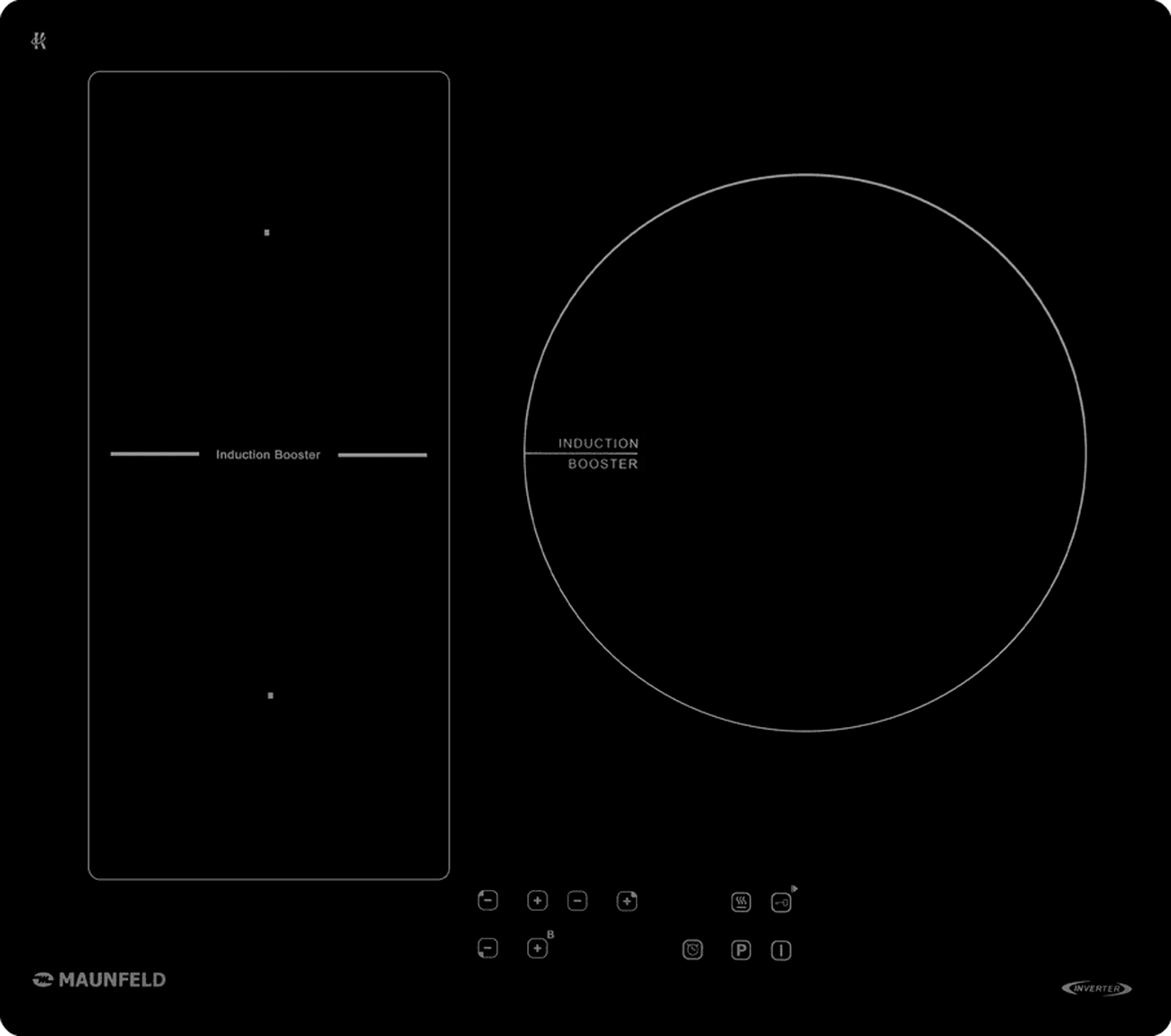 

Электрическая варочная панель Maunfeld CVI593BBK Inverter, Черный
