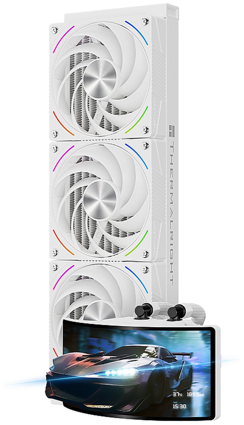 Изображение товара СЖО для процессоров Thermalright Rainbow Vision 360 Turbo White (R-VISION-TURBO-WH-360-ARGB)