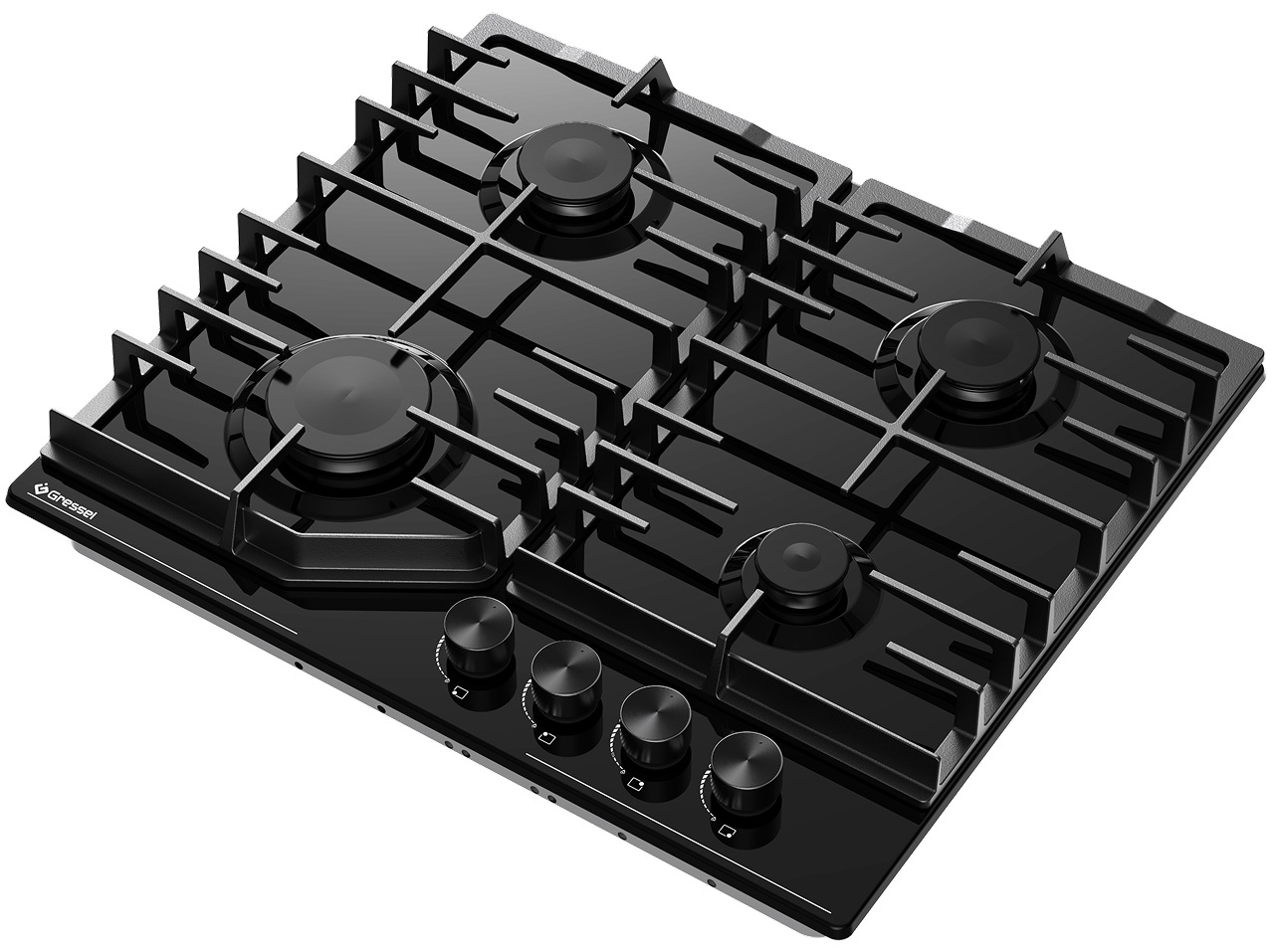 

Газовая варочная панель Gressel U60V40B088, Черный