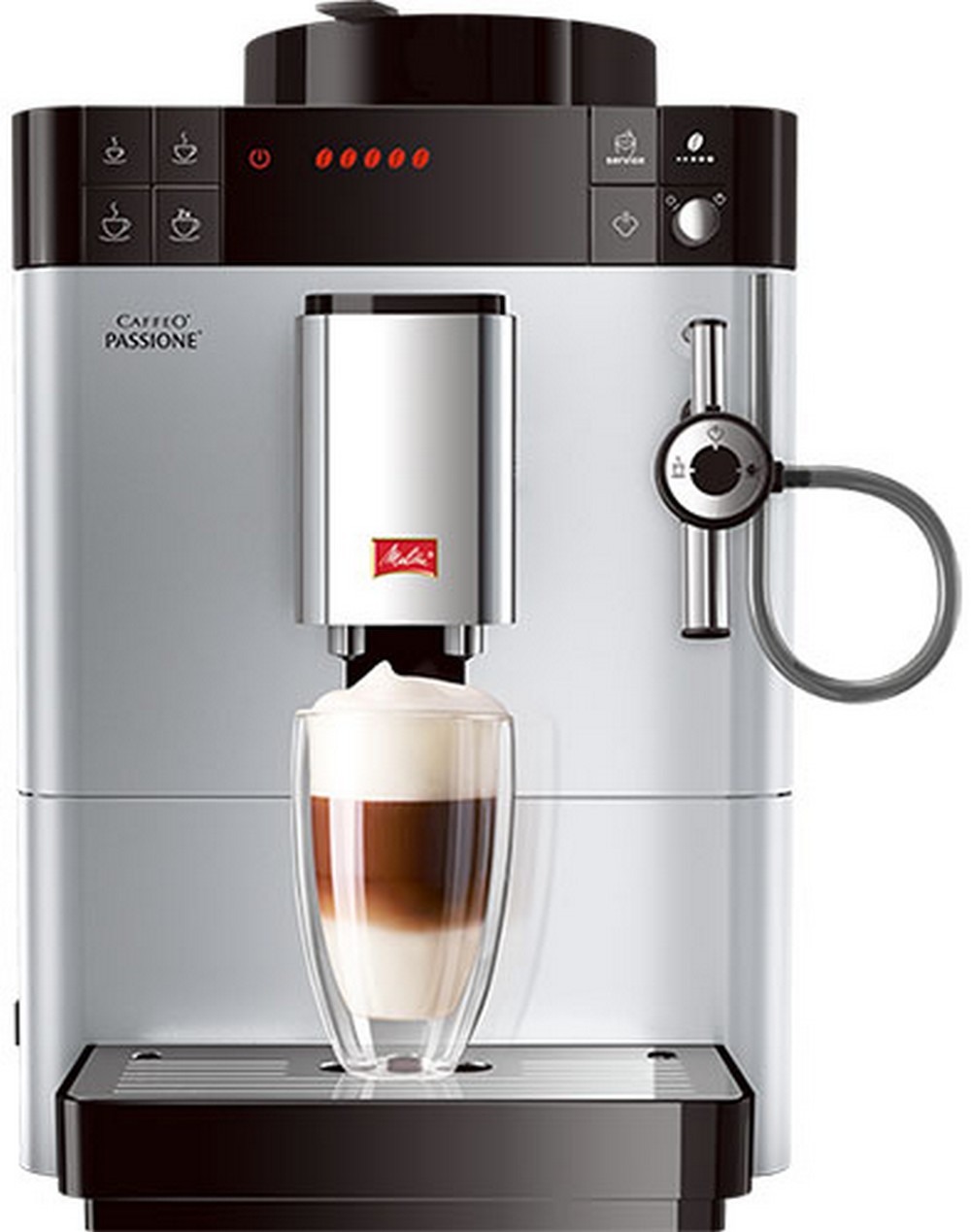 Изображение товара Кофемашина автоматическая Melitta Caffeo Passione серебристая F 530-101