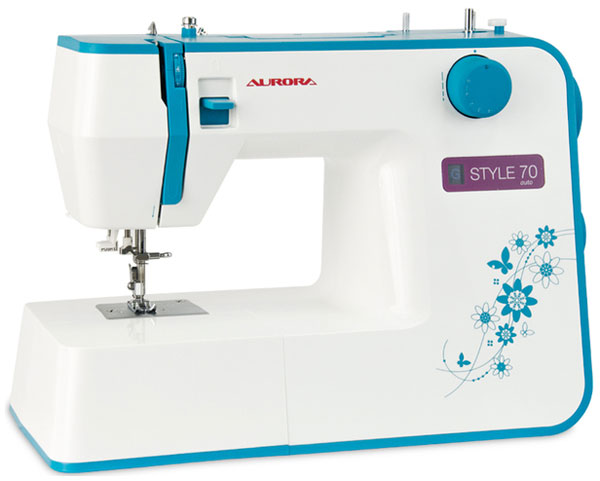 Швейная машина Aurora Style 70 швейная машина aurora style 3 70 вт 10 операций полуавтомат бело розовая