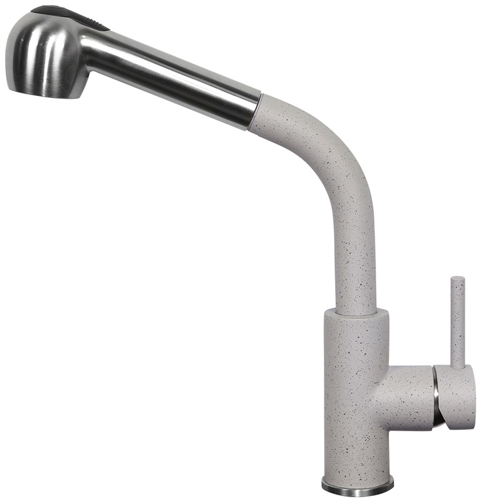 Изображение товара Кухонный смеситель Zigmund & Shtain 1200 L Милечный Путь нержавеющая сталь