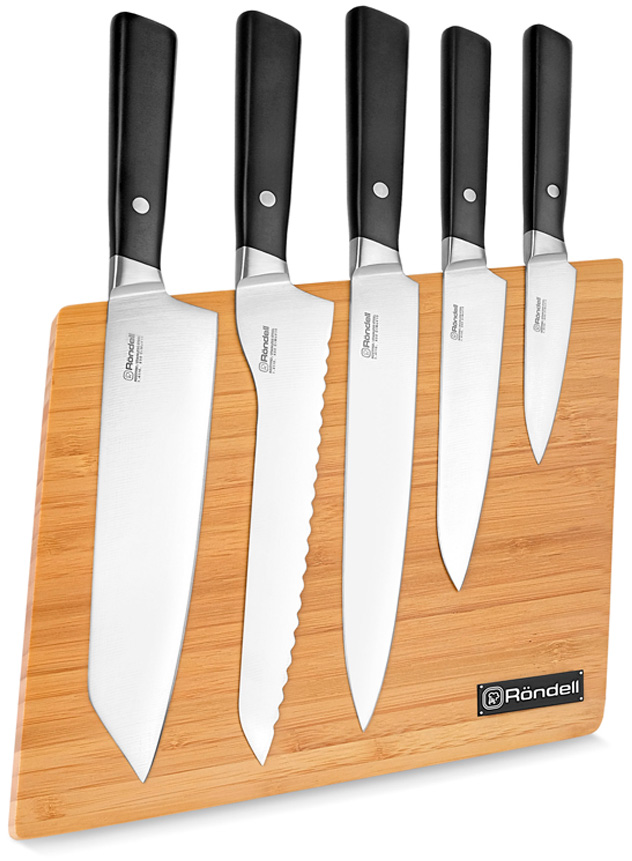 Изображение товара Набор ножей и подставка Rondell Spata RD-1132