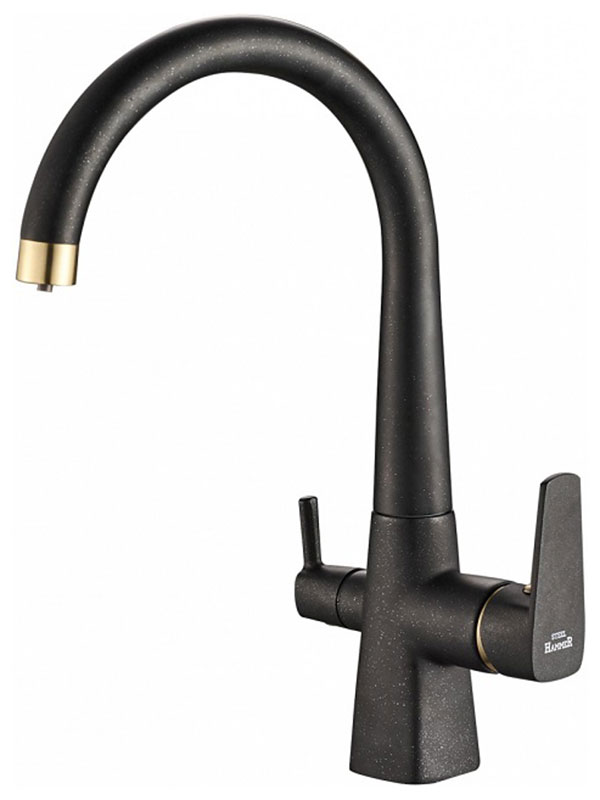 Изображение товара Смеситель Zorg SH 819 BLACK BR для кухни с фильтром