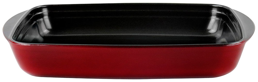 Форма для выпечки Vitrinor прямоугольная красная 35*22*5 см ( 01400002 ) жаровня форма прямоугольная vitrinor niger 40