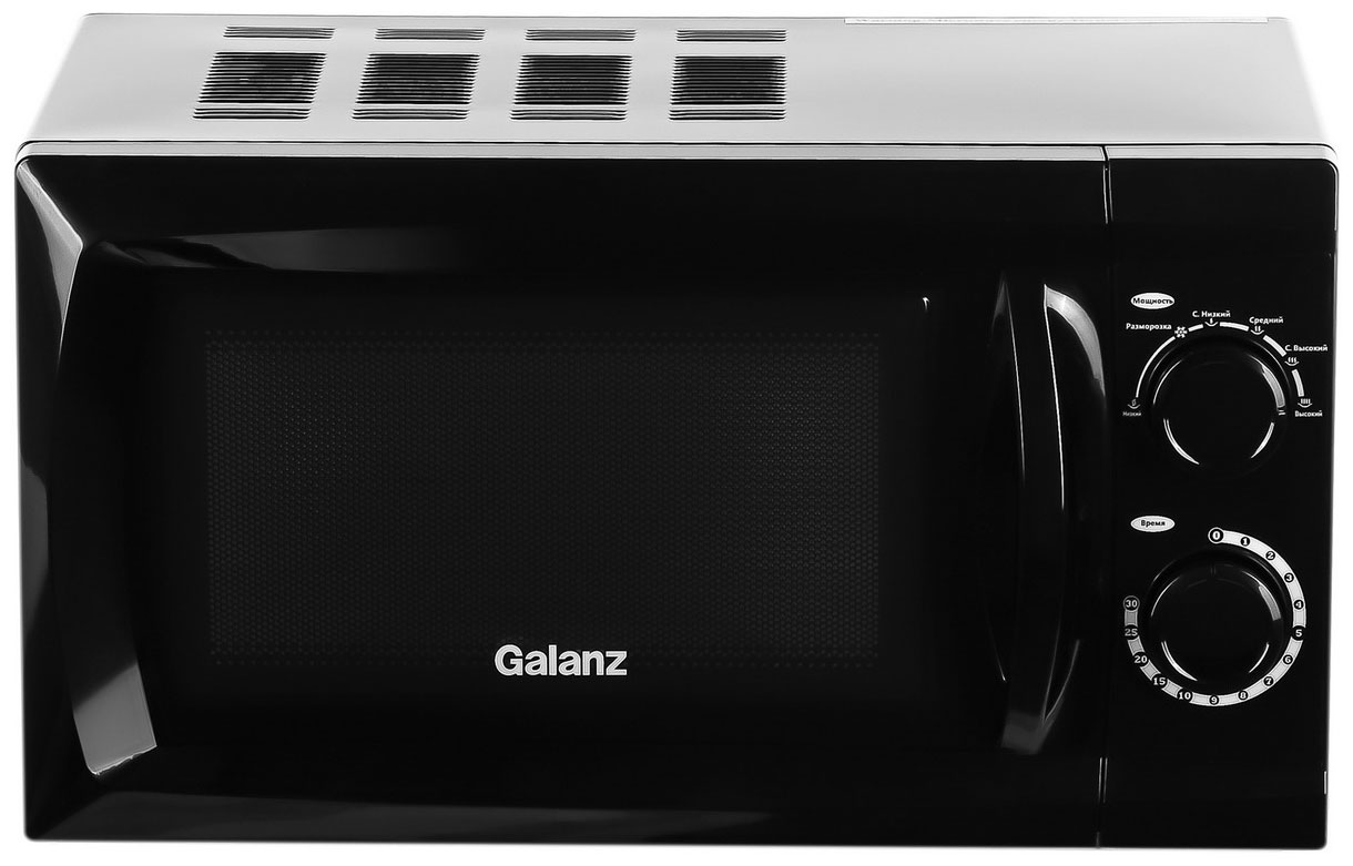 Микроволновая печь - СВЧ Galanz MOS-2002MB 20л. 700Вт черный микроволновая печь galanz mos 2004mw