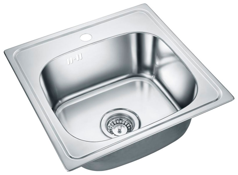 Изображение товара Кухонная мойка EMAR 130А из нержавеющей стали с глянцевой поверхностью