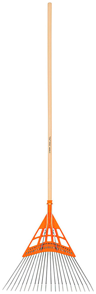 Изображение товара Грабли веерные Truper EMP-22 14332 для уборки газона и листьев