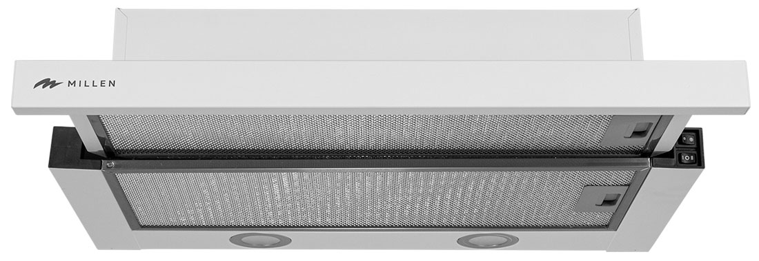 Изображение товара Вытяжка кухонная Millen MBKHS 601 WH скрытая 1000 м3ч белая