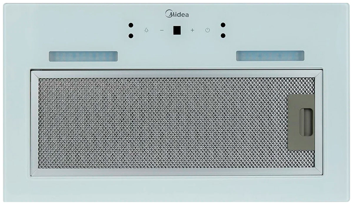 Изображение товара Встраиваемая вытяжка Midea MH60I550GW с сенсорным управлением и высокой производительностью Изображение товара Встраиваемая вытяжка Midea MH60I550GW с сенсорным управлением и высокой производительностью