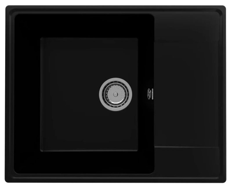 

Кухонная мойка Ulgran Quartz Prima/уголь Prima 605-07, Черный