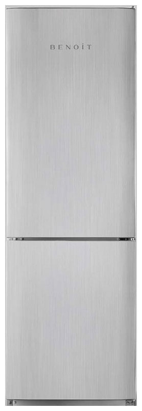 

Двухкамерный холодильник Benoit 314 серебристый металлопласт