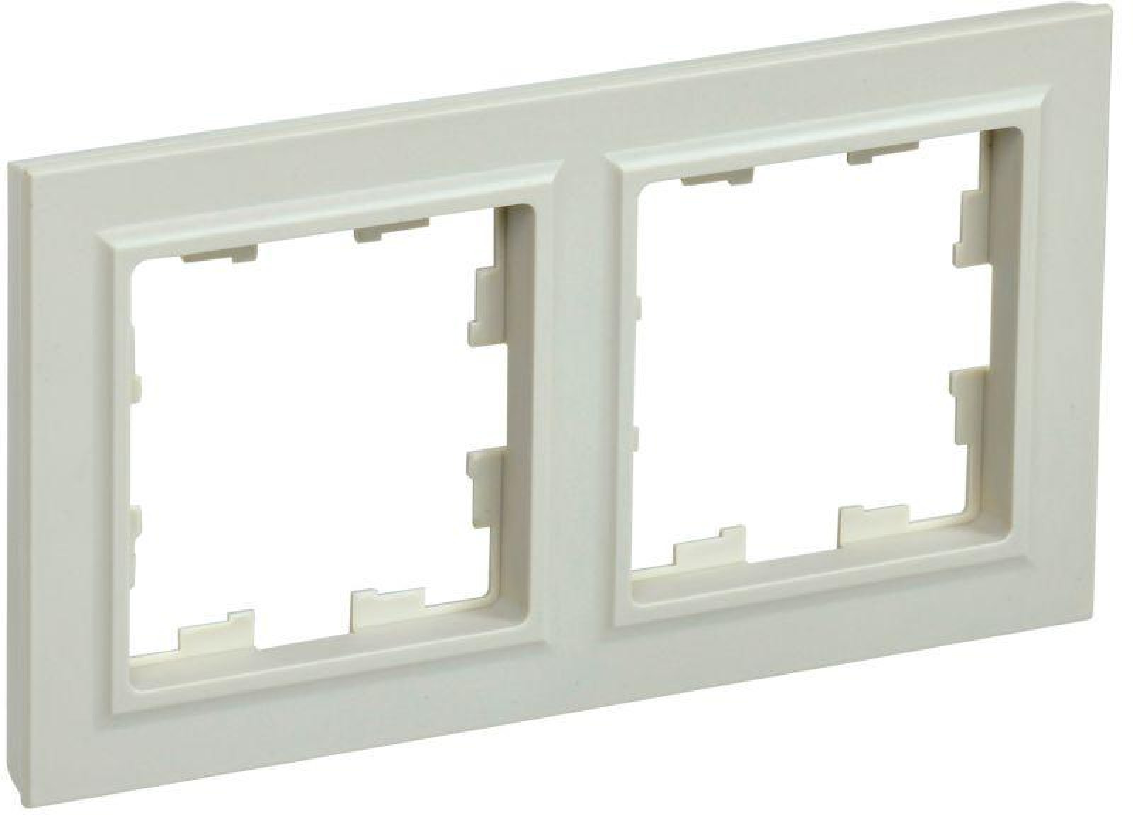 Изображение товара Рамка декоративная для электроустановочных изделий серия BRITE IEK 2-м беж