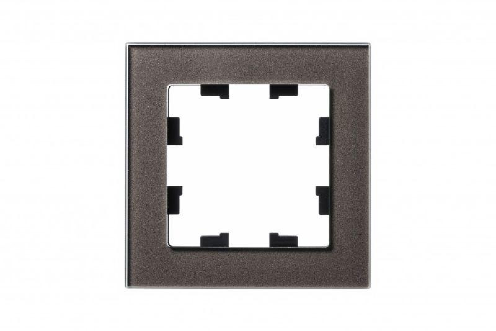 Изображение товара Декоративная рамка для ЭУИ Systeme Electric AtlasDesign Nature стекло мокко