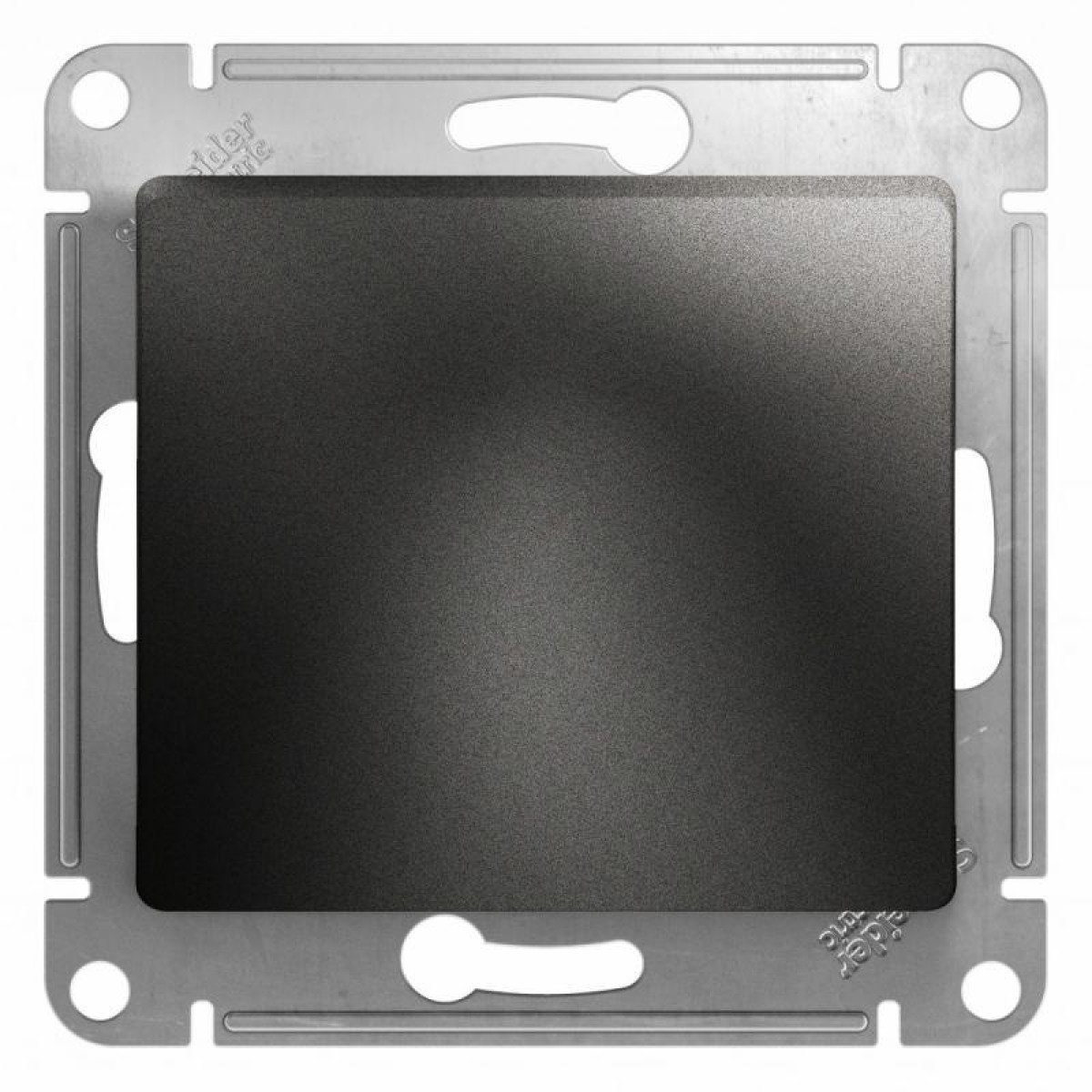 Изображение товара Рамки и основания для ЭУИ Systeme Electric Glossa антрацит IP20 5 лет гарантия