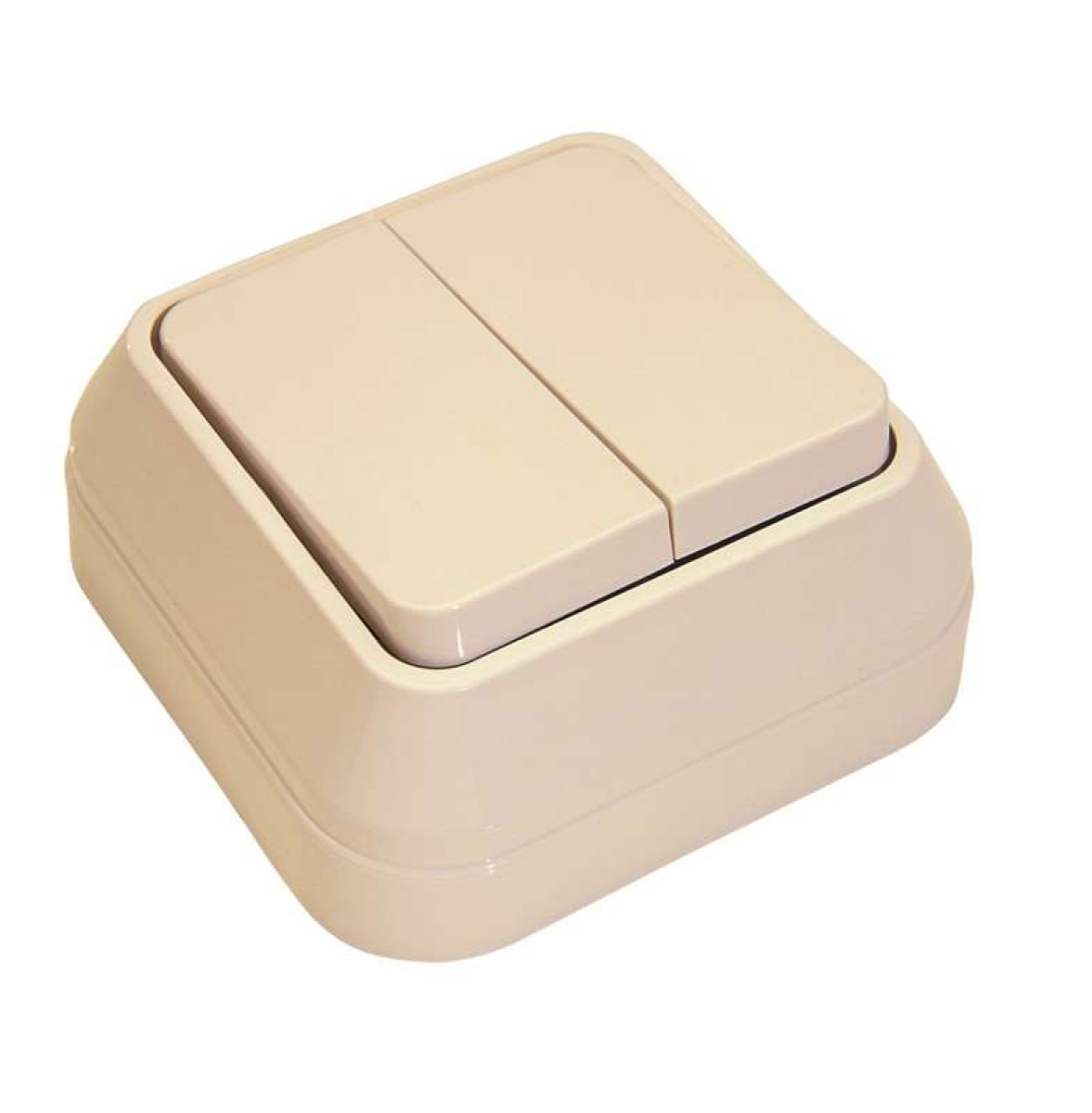 Изображение товара Выключатель 2-клавишный Makel IP20 для освещения