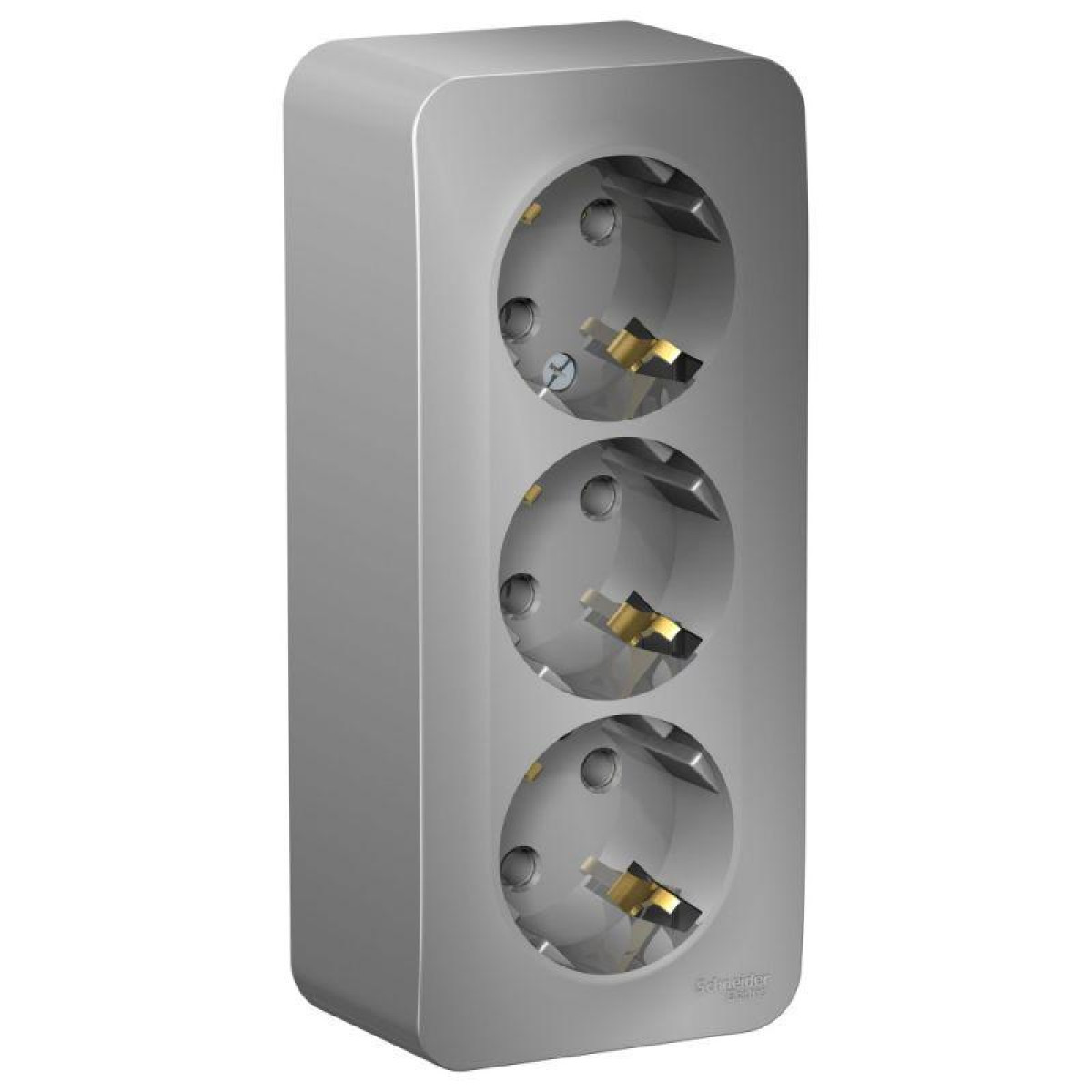 Изображение товара Розетка Systeme Electric Blanca 3-м ОП IP20 16А 250В без защ. шторок