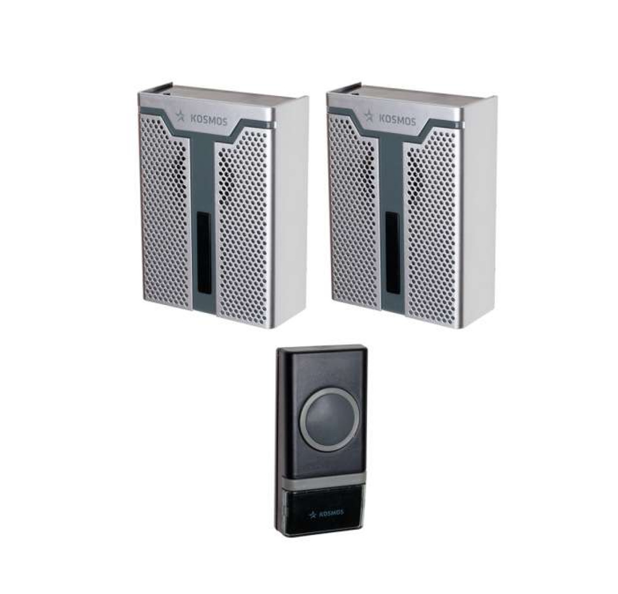 Изображение товара Беспроводной дверной звонок Космос 32 мелодии, дальность 150 м, белый