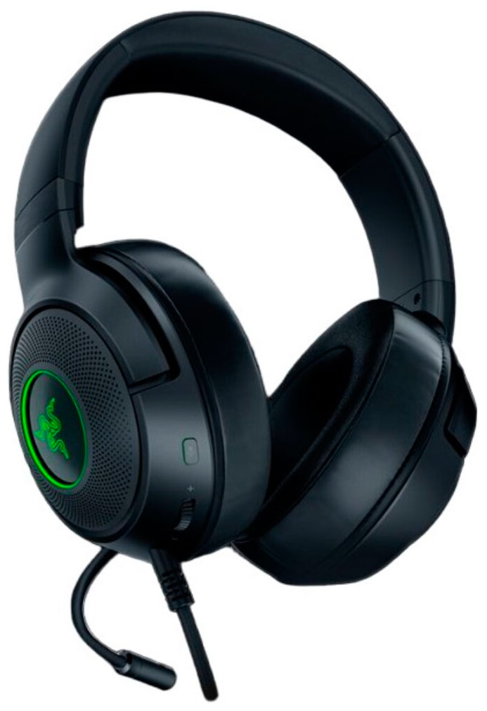 Изображение товара Игровые наушники Razer Kraken V3 X с объемным звуком и микрофоном Изображение товара Игровые наушники Razer Kraken V3 X с объемным звуком и микрофоном