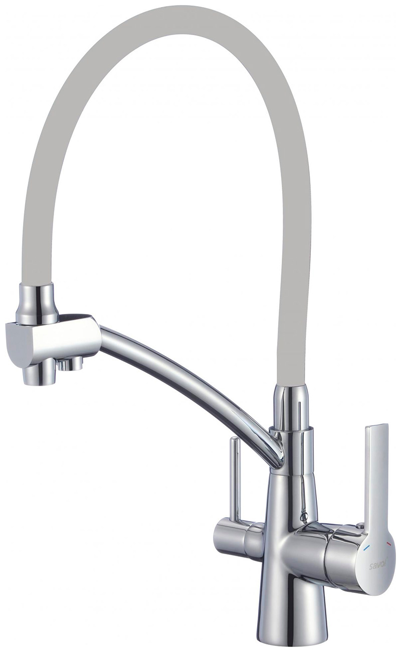 

Смеситель под фильтр для мойки Savol S-L1805-04, хром, Хром/серый